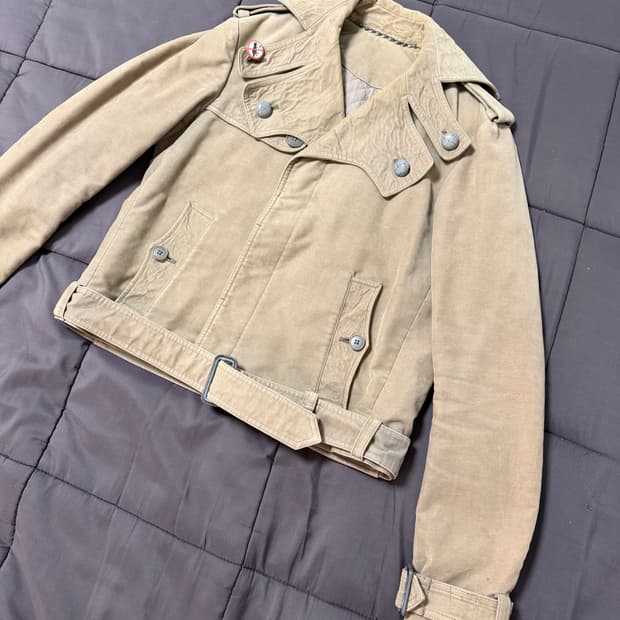 미하라 야스히로 몰스킨 스웨이드 데저트 자켓