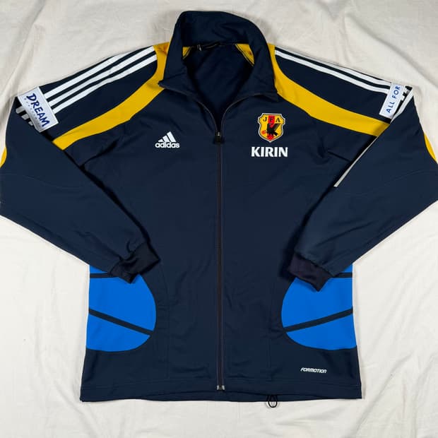 08-09 아디다스 일본 축구 국가대표 트랙탑 집업 어센틱 유니폼