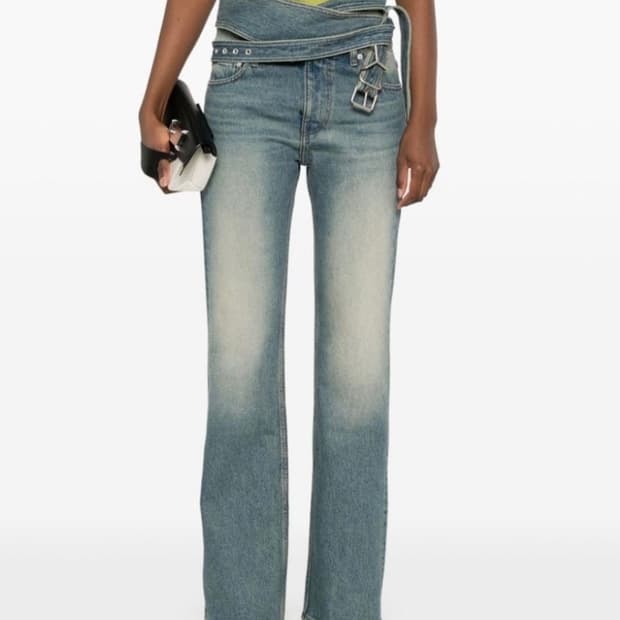 Y 프로젝트 부츠컷 데님 팬츠