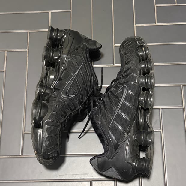 나이키 샥스 TL 블랙 앤 맥스 오렌지 w290