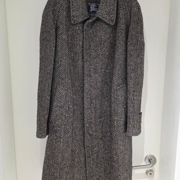 버버리 아이리쉬 트위드 코트