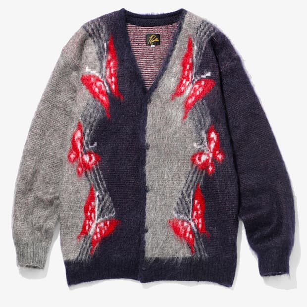 NEEDLES 모헤어 카디건 - Papillon 