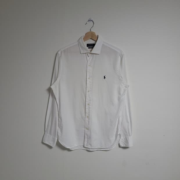 (32/33) POLO 폴로 랄프로렌 셔츠 남방 화이트 슬림 핏