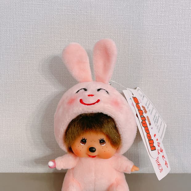(레어) 몬치치 x 일러스트 토끼 마스코트 키링 17일까지