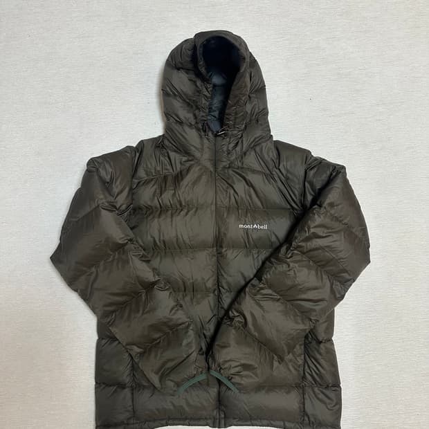 (L)몽벨 알파인 일본 빈티지 경량 다운 초코