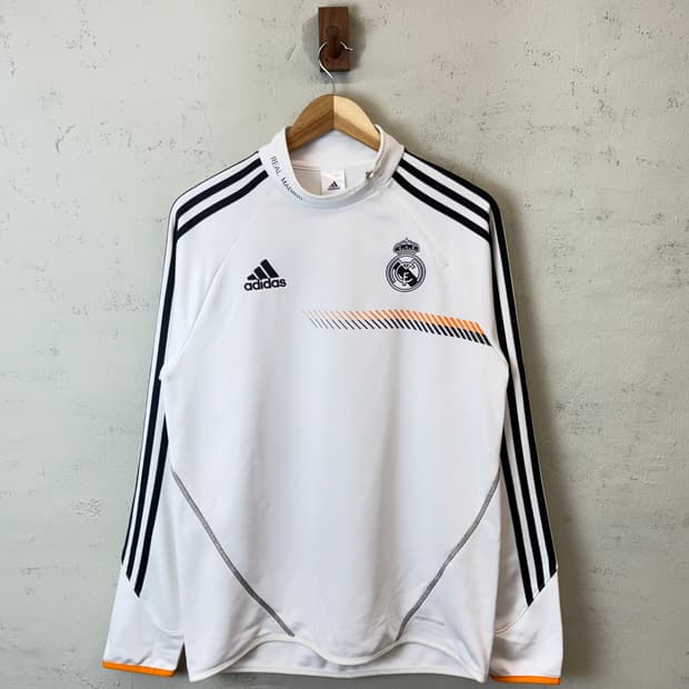 아디다스 레알마드리드 트레이닝 탑 화이트