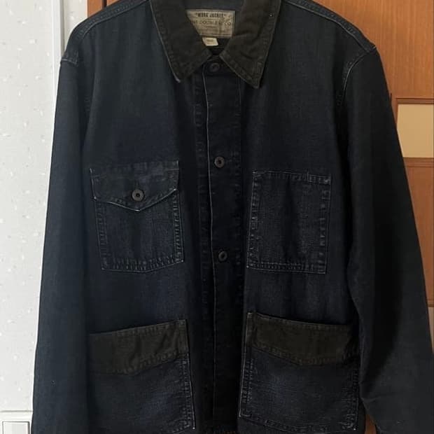 RRL 코듀로이 카라 데님자켓