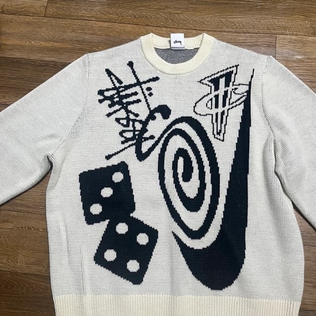 나이키 스튜시 콜라보 니트 m