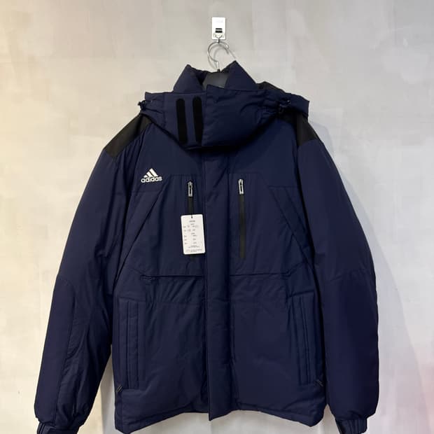 아디다스 네이비 패딩