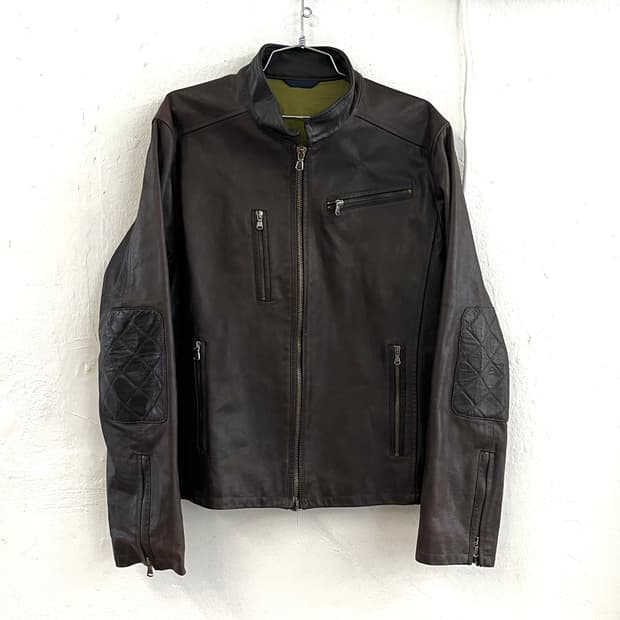 겐조 옴므 홀스 레더 자켓