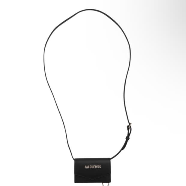 자크뮈스 르 포르테 아주르 엔벨로프 넥 파우치 블랙