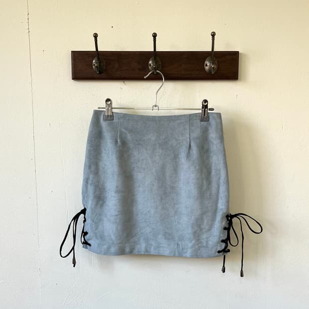 Andy 벨벳 로브 스커트