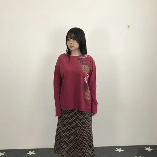 00’s BULLET NOISE Floral Print Long Slee