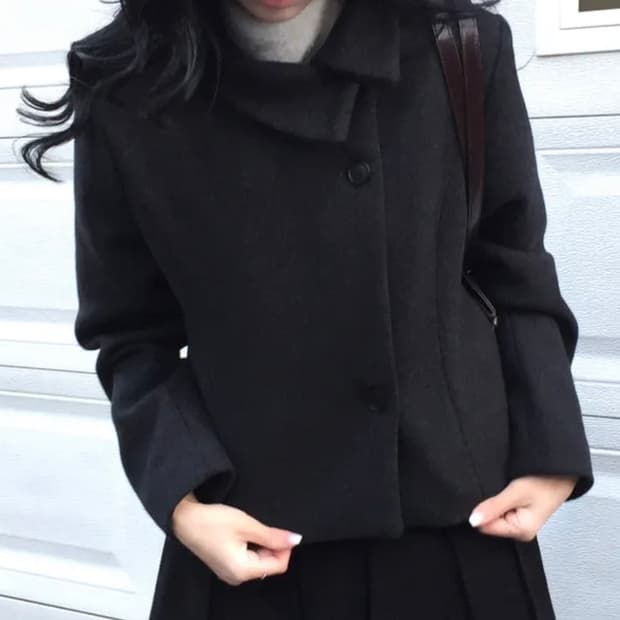 WOOL SHORT COAT 제인 울 숏 코트