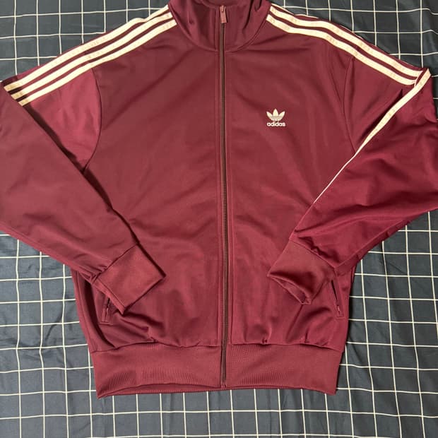 아디다스 아디컬러 클래식 파이어버드 트랙탑 마룬