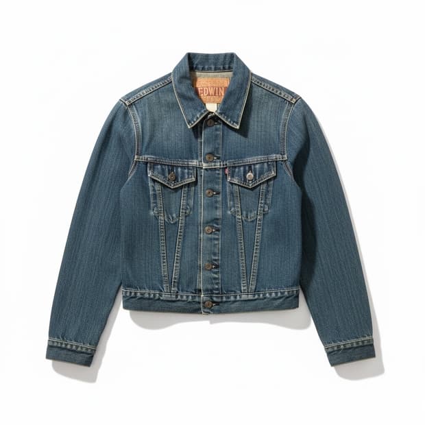 Edwin 90's vintage denim trucker jacket 