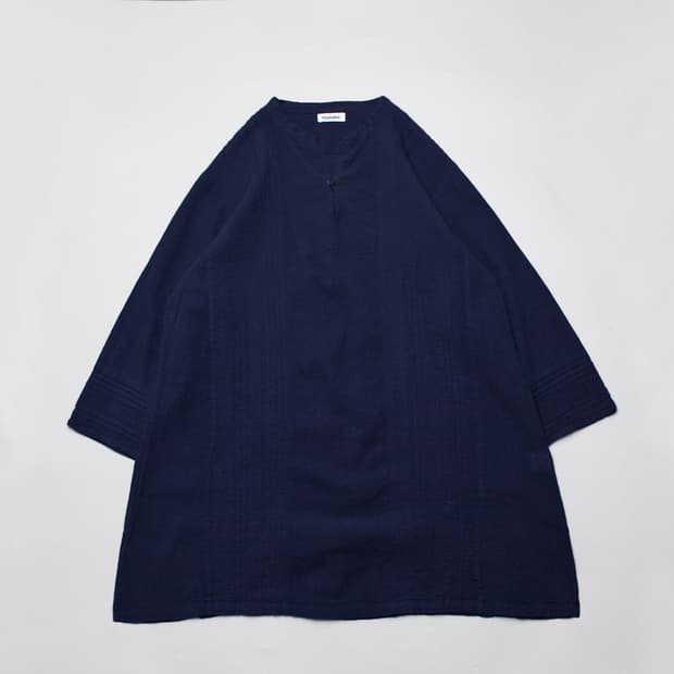 이세이미야캐 플랜테이션 튜닉 블라우스