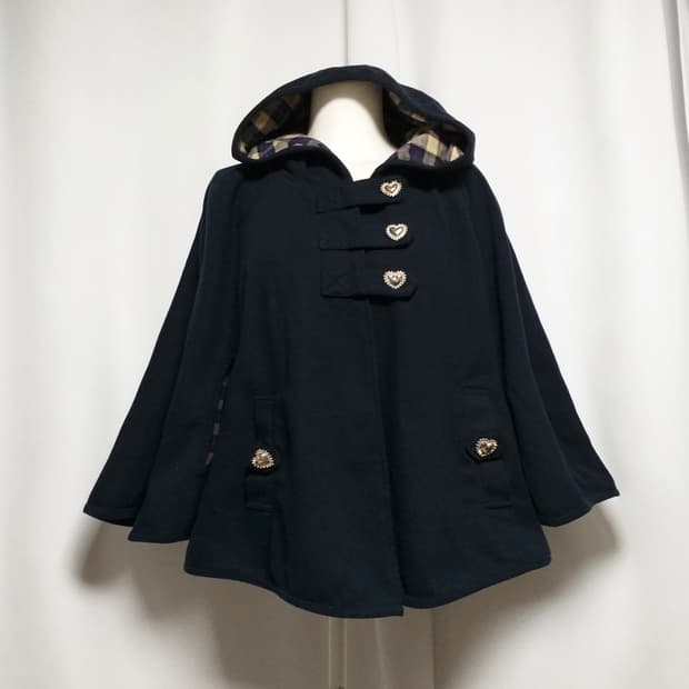 빈티지 망토 케이프코트 후드 판초 달천 대장 긱시크y2k헤이세이그런지펑크