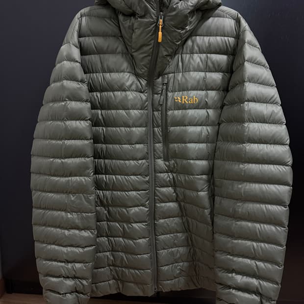 rab 마이크로라이트 알파인 카키