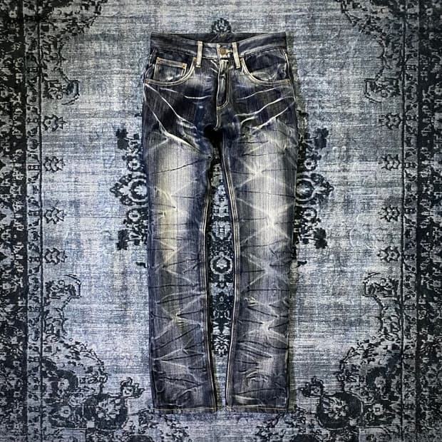 Y2K Mood Indigo Washed Pants