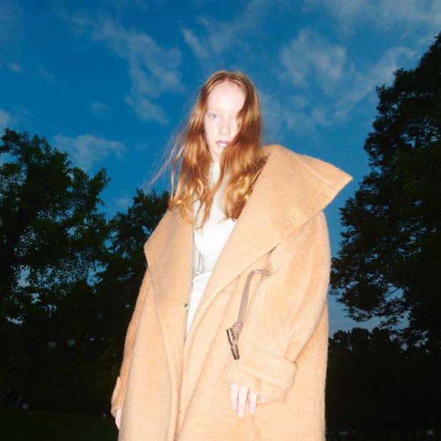 오들리워크샵 fawn funnel coat