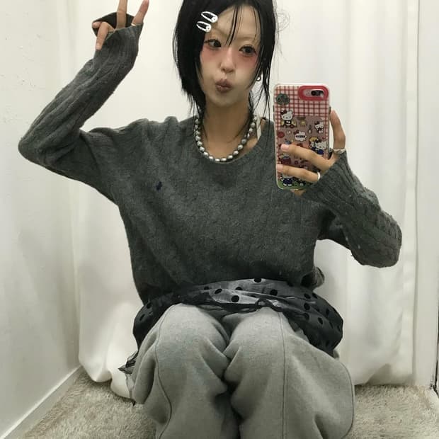 Polo Cable Knit