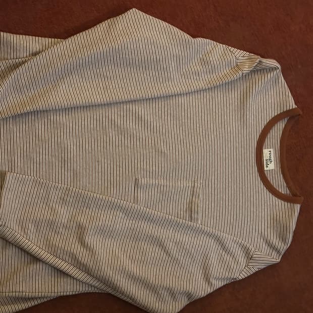 러프사이드 멀티스트라이프 티셔츠