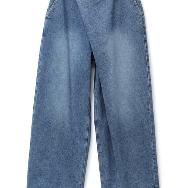 hatchingroom wrap jeans blue 3size