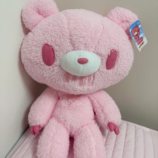 글루미베어 인형 35cm 핑크