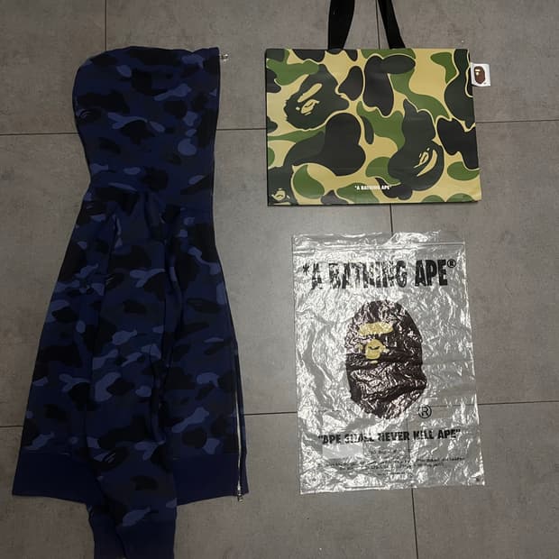 베이프 크리스탈 청계 후드집업