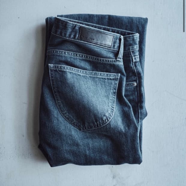 모노프리베 텍스쳐 데님 팬츠