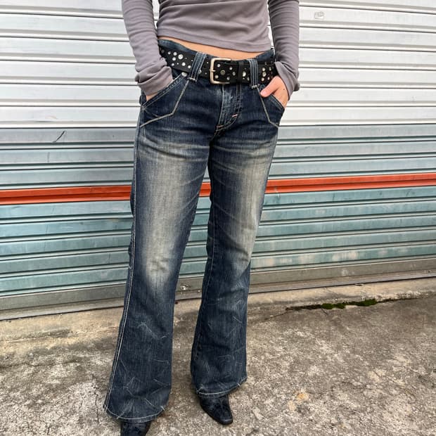 Edwin(japan made) 로우라이즈 부츠컷 데님 팬츠