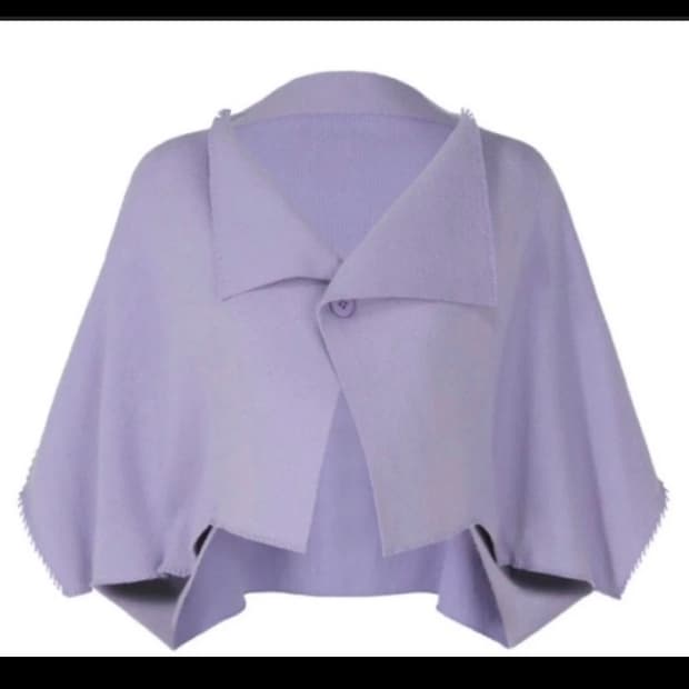 이세이미야케 캠페인(깜빠뉴) 가디건 아사가오퍼플