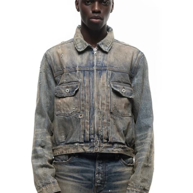 NF JAPANESE DUST SELVEDGE TRUCKER JACKET
