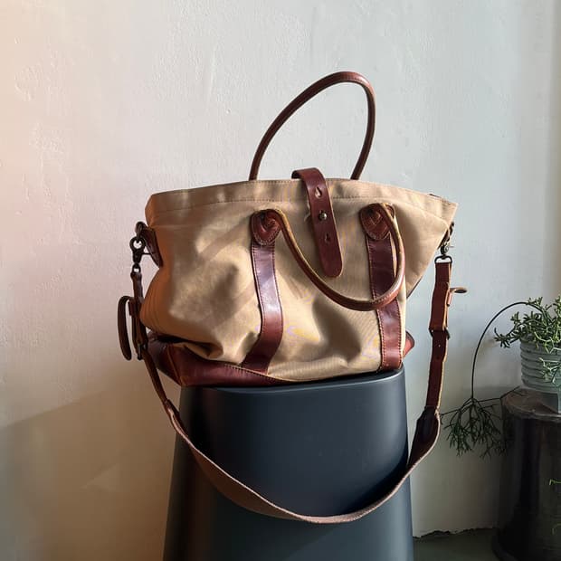 L.L.Bean Signature Leather trim Bag