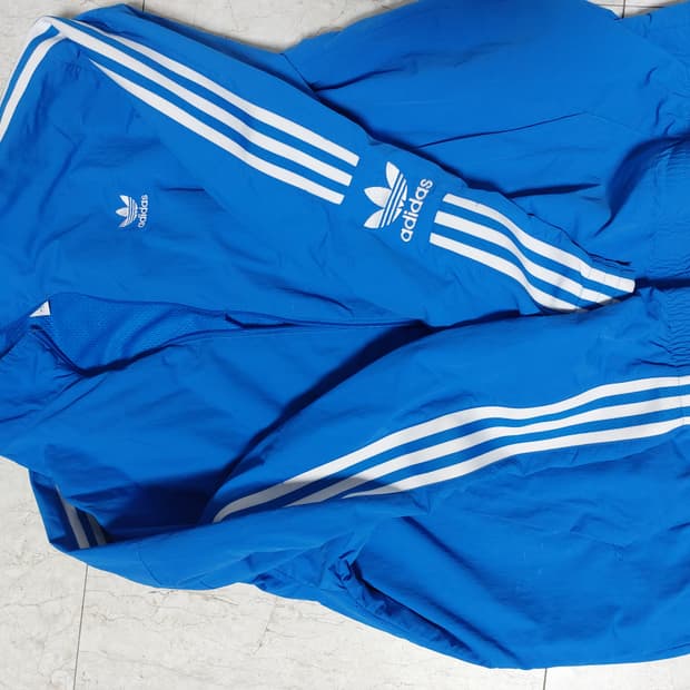 아디다스 락업 트랙탑 블루 xl