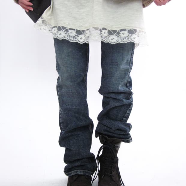 히피디피 팬츠 embroidery slim jeans