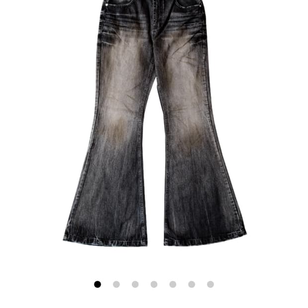 Denim Bootscut pants Travertine