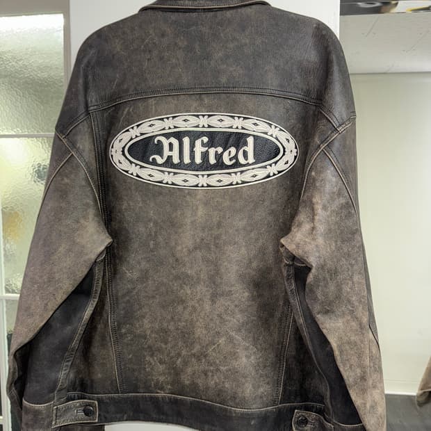알프레드 (헤리티지플로스) 레더자켓 M