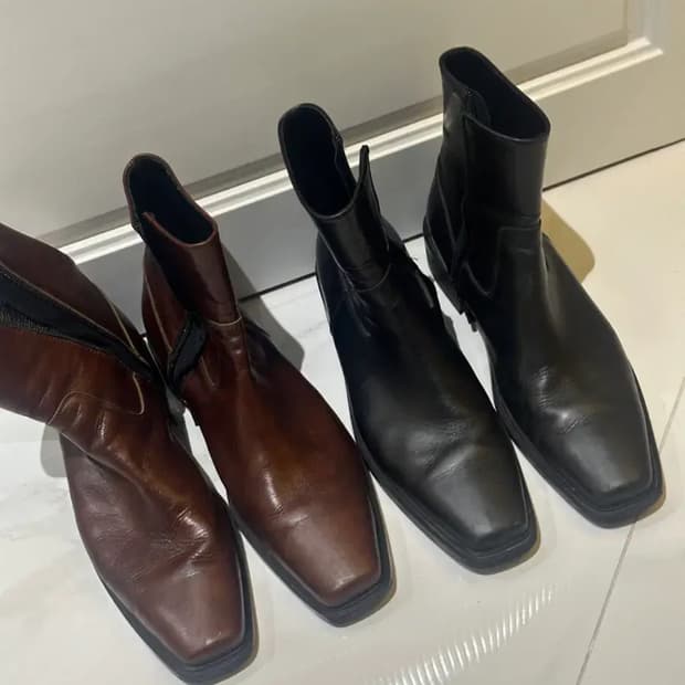 로맨틱무브 호드 웨스턴 집업부츠 2개