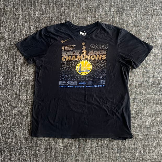 [Nike Golden State 2018 Champion Tshirt]
