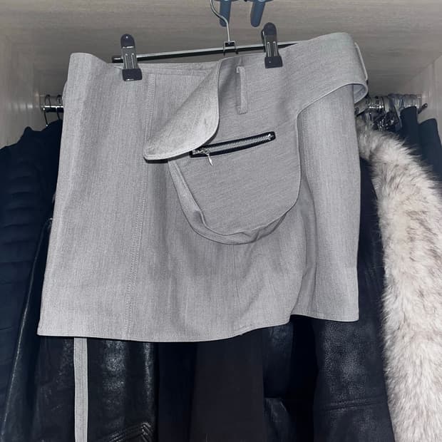 <우기착용>카시코 카고 벨트 미니 스커트