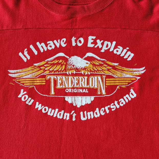 Tenderloin football T shirt