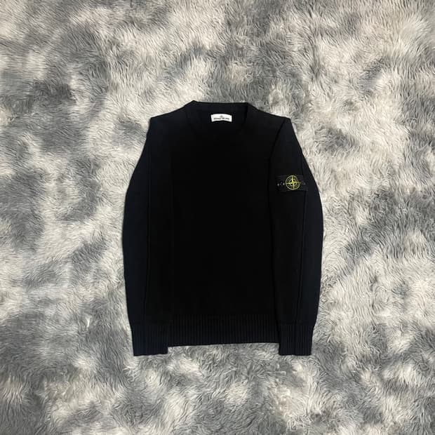 [L size] 스톤아일랜드 니트 블랙
