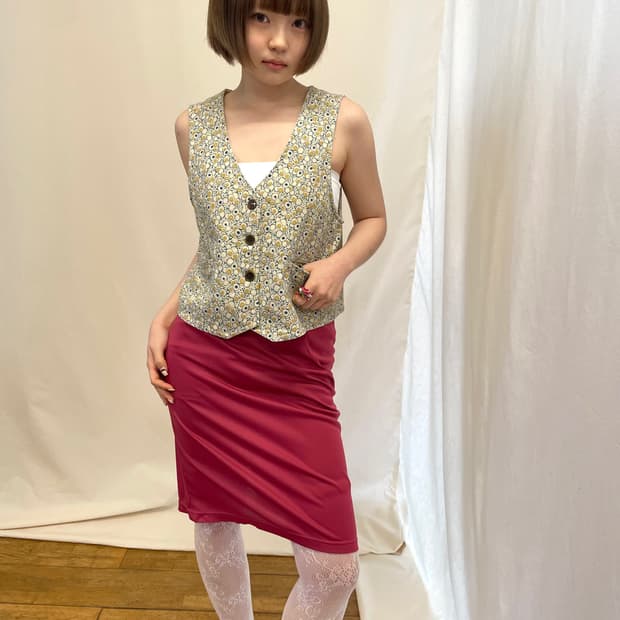 floral vest