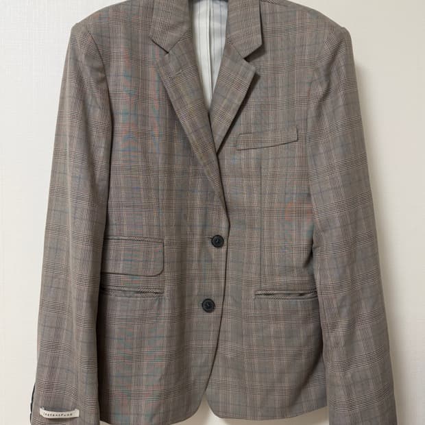 인스턴트펑크 instant funk 체크 블레이저 자켓