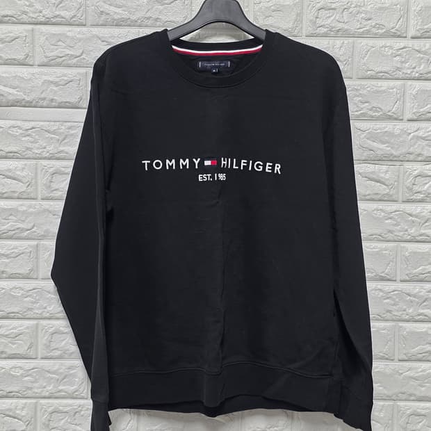 택포_ 타미힐피거 블랙 맨투맨 XL
