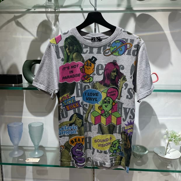 히스테릭 글래머 hys party time tee