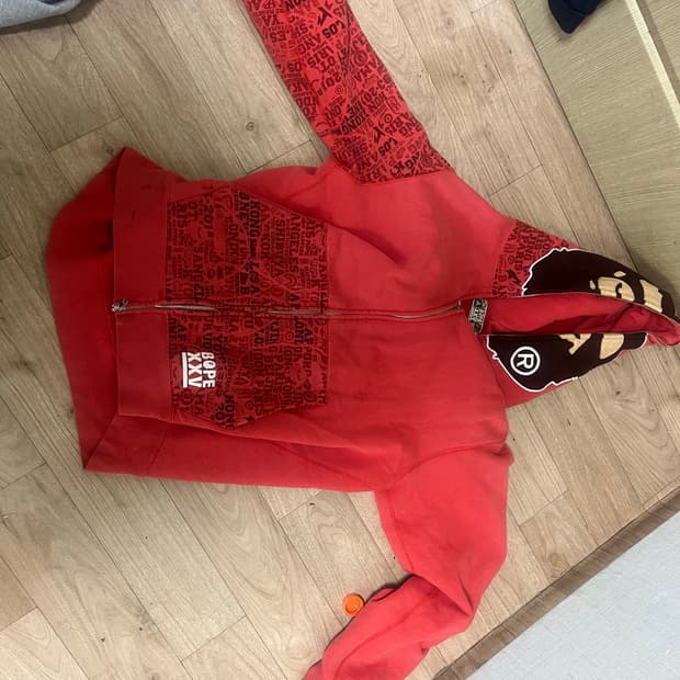 베이프 25주년 후드집업 팔아요