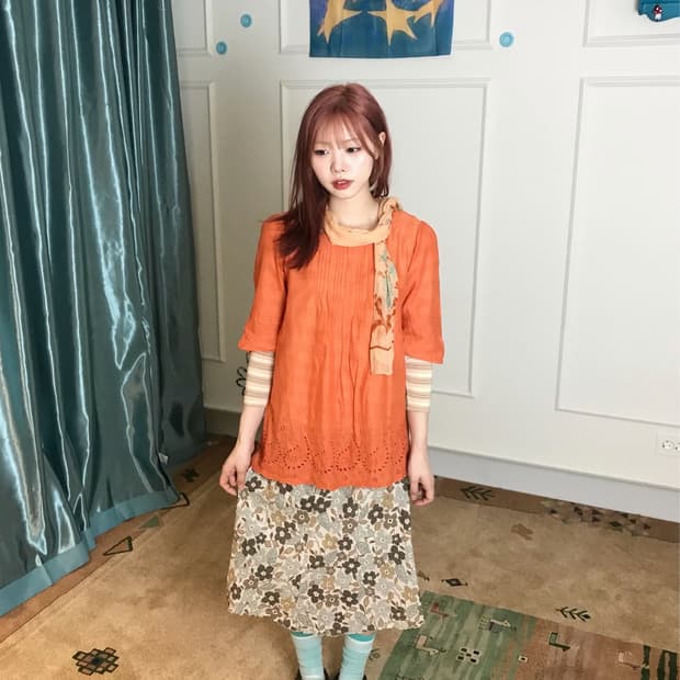 따뜻한 분위기의 보헤미안 모리걸st🍊🧡🥞